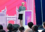 Christine Lagarde, szefowa MFW, akcentowała konieczność inkluzywnego i zrównoważonego rozwoju globalnej gospodarki