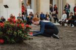 Katarzyna Wolińska  w „Drugiej naturze”  inspirowanej choreografiami Poli Nireńskiej,  festiwal w Hellerau, 2019