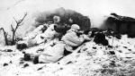 Strzelcy Armii Czerwonej walczą w ruinach Stalingradu (1943 r.) 