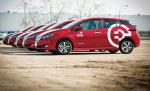 <Nissany leaf  w barwach PKN Orlen 