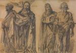 „Czterej apostołowie” (1888), rysunek ołówkiem 