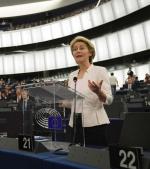 Strasburg 16 lipca, Ursula von der Leyen przemawia do europarlamentarzystów 