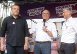 Adrian Zandberg (Razem), Włodzimierz Czarzasty (SLD) i Robert Biedroń (Wiosna) stworzą  na wybory blok  lewicowy
