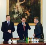 Witold Orłowski jako szef zespołu doradców ekonomicznych prezydenta Aleksandra Kwaśniewskiego, 2003 rok 