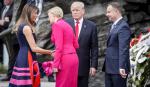 Donald Trump (na zdjęciu z małżonką i polską parą prezydencką) wielokrotnie wspominał ciepłe przyjęcie w Warszawie w 2017 roku  