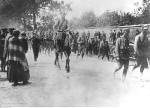 Żołnierze Pierwszej Kompanii Kadrowej wkraczają do Kielc, 12 sierpnia 1914 r. 