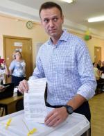 Opozycjonista Aleksiej Nawalny głosuje w niedzielę w Moskwie 