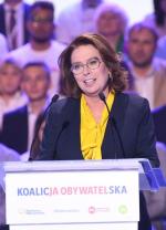 Małgorzata Kidawa-Błońska zapewniała o wprowadzeniu  po wyborach realnej równości kobiet i mężczyzn  