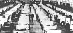 Zaimprowizowany szpital zakaźny w Fort Collins (stan Kolorado 1918 r.) dla chorych na grypę żołnierzy amerykańskich 