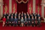 We wtorek wieczorem królowa  Elżbieta II przyjęła  w pałacu Buckingham przywódców sojuszu 