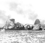 Zniszczone P-47 na lotnisku Metz-Frescaty (Francja) 