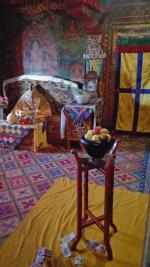 W Potali zachowały się osobiste komnaty Dalajlamy XIV – skromne pokoiki z widokiem na Lhasę