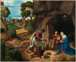 Giorgione „Adoracja pasterzy” (1505–1510)