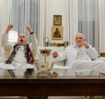Jonathan Pryce jako Franciszek i Anthony Hopkins jako  Benedykt XVI