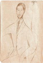Amadeo  Modigliani  „Portret  Leopolda Zborowskiego” 