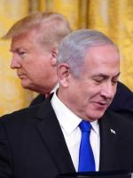 Beniamin Netanjahu i Donald Trump w Białym Domu 