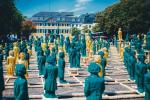 „Ludvig van Beethoven  – Oda do radości”, rocznicowa instalacja na Münsterplatz w Bonn, rodzinnym mieście kompozytora