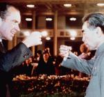 Podczas oficjalnej wizyty w Chinach prezydent USA Richard Nixon i premier ChRL Zhou Enlai wznieśli symboliczny toast. Pekin, luty 1972 r. 
