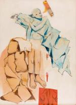 Tadeusz Kantor, „Emballages, objets, personnages nr 5”, 1968 r.  collage, olej/deska, płótno, 195,5 x 140,5 cm,  Desa Unicum, 5.12.2019 