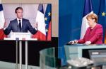 Angela Merkel i Emmanuel Macron w czasie wideokonferencji ogłosili wspólny plan ratowania Europy 