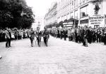 Warszawa, plac Saski, 18 lipca 1920. Ochotnicy przed wyruszeniem na front 