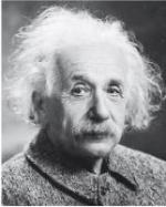 Albert Einstein  (1879–1955) Twórca teorii względności; laureat Nagrody Nobla  za opis prawa efektu fotoelektrycznego