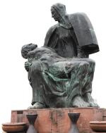 Pieta Michniowska (rzeźba autorstwa Wacława Staweckiego) to symbol tragedii mieszkańców wsi polskich w czasie niemieckiej okupacji 