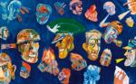Edward Dwurnik, „Niech żyje wojna”, olej, akryl, 1999, cena wylicytowana na aukcji w Desie Unicum w październiku 2020 r. –190 tys. zł