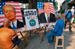 – Kto będzie prezydentem USA? – pytają hinduscy malarze uliczni w Mumbaju 