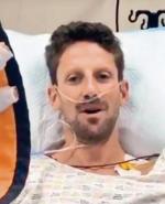 Romain Grosjean w szpitalu po wypadku 