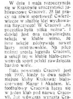 „Przegląd Sportowy”, str. 6, 30 kwietnia 1932 r.