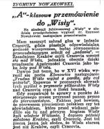 „Kuryer Sportowy”, str. 3, dodatek „Ilustrowanego Kuryera Codziennego” z 26 maja 1936 r.