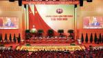 Do uczestników zjazdu Komunistycznej Partii Wietnamu w Hanoi przemawia premier Nguyen Xuan Phuc 
