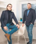 Twórcy startupu Rezuro (od lewej Marcin Niewitecki  i Przemek Jurek) pomogą szukać lokum 