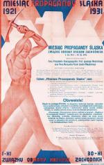 Plakat z 1931 Związku Obrony Kresów Zachodnich 