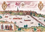 Z 1617 roku pochodzi dekoracyjny widok Warszawy 