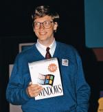 Bill Gates na Comdex ’92 w Chicago prezentuje system operacyjny Windows 