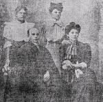 Damazy Macoch z Heleną Krzyżanowską i jej siostrami 
