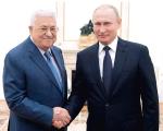 Palestyński prezydent Mahmud Abbas z wizytą  na Kremlu  u Władimira Putina,  sierpień 2018 r. 