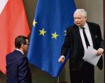 Jarosław Kaczyński promuje Mateusza Morawieckiego, mimo że premier nie jest popularny w PiS 