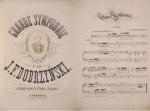 Ignacy Feliks Dobrzyński – Grande Symphonie: op. 11, nakł. aut., 1880 