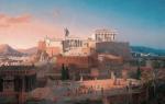 Leo von Klenze „Akropolis w Atenach”. Niemiecki architekt namalował ten obraz w 1846 r.  