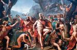 „Leonidas pod Termopilami”, obraz Jacques’a-Louisa Davida z 1814 r. 