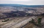 Prace przy wydobyciu w kopalni Turów idą pełną parą. Z roku na rok odkrywka powoli przesuwa się  w kierunku czeskiej granicy.