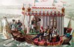 Spotkanie imperatorów na rzece Niemen. 7 lipca 1807 r. cesarz Napoleon Bonaparte i car Aleksander I podpisali pokój w Tylży 