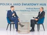 Andrzej Banucha, zastępca dyrektora biura strategii, relacji inwestorskich i promocji, PKP Cargo (z lewej) i Robert Przybylski – „Rzeczpospolita” 