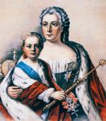 Iwan VI z matką. Jako dziecko – z rozkazu carycy Elżbiety I  – trafił do twierdzy w Szlisselburgu, gdzie przetrzymywano  go przez 22 lata, a następnie zamordowano w 1764 r.  Sputnik /AFP