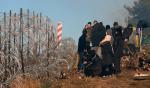 Polskie służby spodziewają się, że migranci przypuszczą szturm na granicę 10–11 listopada. Na zdjęciu: fragment pasa granicznego widziany z białoruskiej strony 