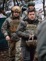 Prezydent Ukrainy Wołodymyr Zełenski w przeddzień rozmowy Biden–Putin odwiedził żołnierzy na linii frontu 