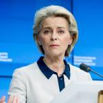 Ursula von der Leyen dziękowała Ukraińcom za to, że walczą o europejskie wartości